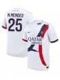 Paris Saint-Germain Nuno Mendes #25 Auswärtstrikot 2024-25 Kurzarm